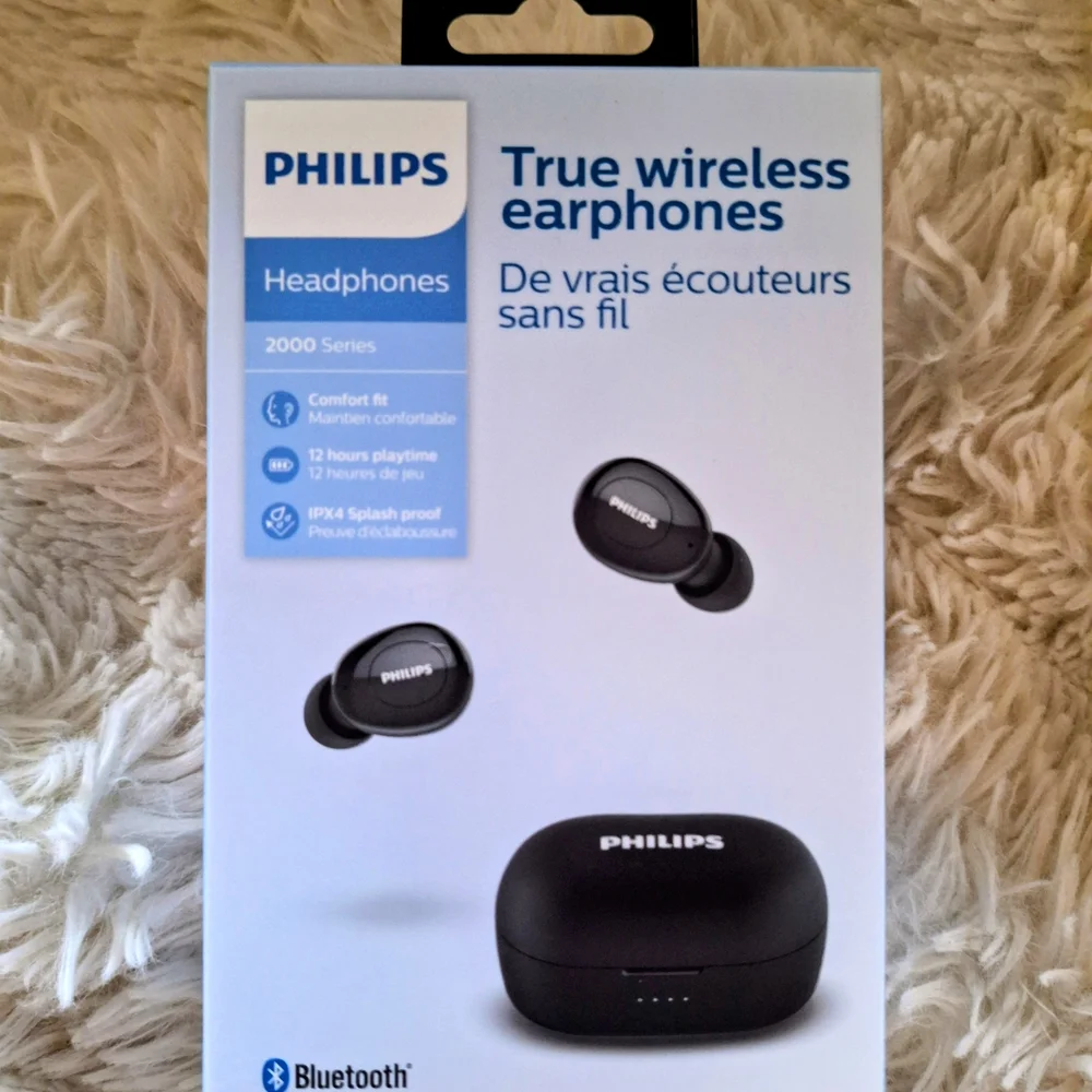 Philips Black Wireless Earphones